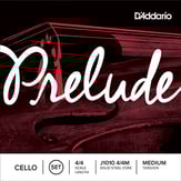 D'Addario Prelude Cello String Set 4/4 Medium Set of 4 Strings